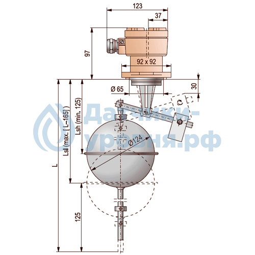 Nivelco MKA-230-2 поплавковый магнитный сигнализатор уровня | купить